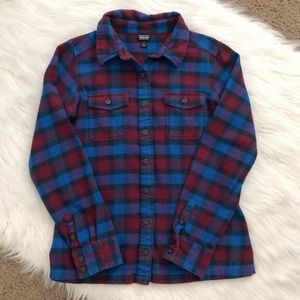 Patagonia Organic Cotton Plaid Fjord Flannel